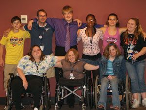A small group of KSYLF participants pose for a photo